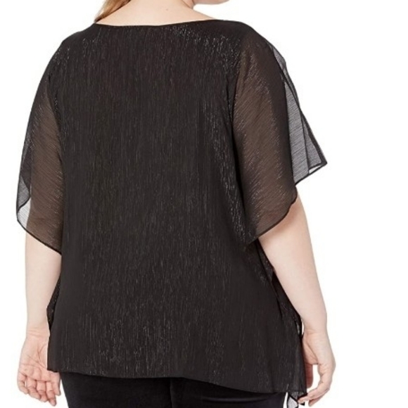 Michael Kors Shimmer Flutter Top-NWT-size 3X - Picture 2 of 10